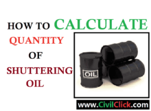 QUANTITY OF SHUTTERING OIL CALCULATION 8