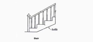 parts of a staircase soffit